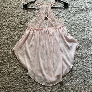 Victoria's Secret Blush Lace Top
